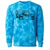 Unisex Midweight Tie-Dyed Crewneck Sweatshirt Thumbnail