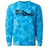 Unisex Midweight Tie-Dyed Crewneck Sweatshirt Thumbnail
