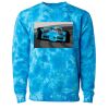 Unisex Midweight Tie-Dyed Crewneck Sweatshirt Thumbnail