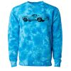 Unisex Midweight Tie-Dyed Crewneck Sweatshirt Thumbnail