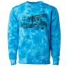 Unisex Midweight Tie-Dyed Crewneck Sweatshirt Thumbnail