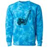 Unisex Midweight Tie-Dyed Crewneck Sweatshirt Thumbnail