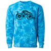Unisex Midweight Tie-Dyed Crewneck Sweatshirt Thumbnail