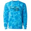 Unisex Midweight Tie-Dyed Crewneck Sweatshirt Thumbnail