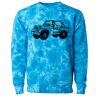 Unisex Midweight Tie-Dyed Crewneck Sweatshirt Thumbnail