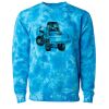 Unisex Midweight Tie-Dyed Crewneck Sweatshirt Thumbnail