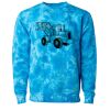 Unisex Midweight Tie-Dyed Crewneck Sweatshirt Thumbnail
