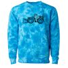 Unisex Midweight Tie-Dyed Crewneck Sweatshirt Thumbnail