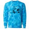 Unisex Midweight Tie-Dyed Crewneck Sweatshirt Thumbnail