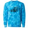 Unisex Midweight Tie-Dyed Crewneck Sweatshirt Thumbnail