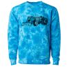 Unisex Midweight Tie-Dyed Crewneck Sweatshirt Thumbnail