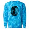 Unisex Midweight Tie-Dyed Crewneck Sweatshirt Thumbnail