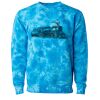 Unisex Midweight Tie-Dyed Crewneck Sweatshirt Thumbnail