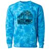 Unisex Midweight Tie-Dyed Crewneck Sweatshirt Thumbnail