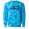 Unisex Midweight Tie-Dyed Crewneck Sweatshirt Thumbnail