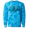 Unisex Midweight Tie-Dyed Crewneck Sweatshirt Thumbnail