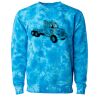 Unisex Midweight Tie-Dyed Crewneck Sweatshirt Thumbnail