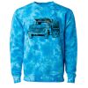 Unisex Midweight Tie-Dyed Crewneck Sweatshirt Thumbnail