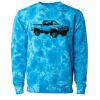 Unisex Midweight Tie-Dyed Crewneck Sweatshirt Thumbnail