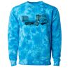 Unisex Midweight Tie-Dyed Crewneck Sweatshirt Thumbnail