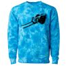 Unisex Midweight Tie-Dyed Crewneck Sweatshirt Thumbnail