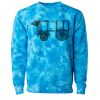 Unisex Midweight Tie-Dyed Crewneck Sweatshirt Thumbnail