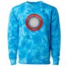 Unisex Midweight Tie-Dyed Crewneck Sweatshirt Thumbnail