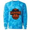 Unisex Midweight Tie-Dyed Crewneck Sweatshirt Thumbnail