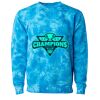 Unisex Midweight Tie-Dyed Crewneck Sweatshirt Thumbnail
