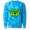 Unisex Midweight Tie-Dyed Crewneck Sweatshirt Thumbnail