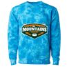 Unisex Midweight Tie-Dyed Crewneck Sweatshirt Thumbnail