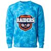 Unisex Midweight Tie-Dyed Crewneck Sweatshirt Thumbnail