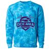 Unisex Midweight Tie-Dyed Crewneck Sweatshirt Thumbnail