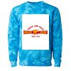 Unisex Midweight Tie-Dyed Crewneck Sweatshirt Thumbnail