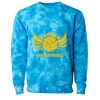 Unisex Midweight Tie-Dyed Crewneck Sweatshirt Thumbnail