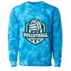 Unisex Midweight Tie-Dyed Crewneck Sweatshirt Thumbnail