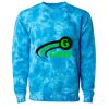 Unisex Midweight Tie-Dyed Crewneck Sweatshirt Thumbnail
