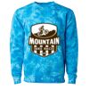 Unisex Midweight Tie-Dyed Crewneck Sweatshirt Thumbnail