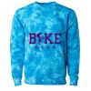 Unisex Midweight Tie-Dyed Crewneck Sweatshirt Thumbnail