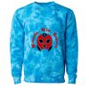 Unisex Midweight Tie-Dyed Crewneck Sweatshirt Thumbnail
