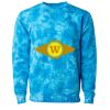 Unisex Midweight Tie-Dyed Crewneck Sweatshirt Thumbnail