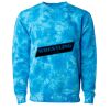 Unisex Midweight Tie-Dyed Crewneck Sweatshirt Thumbnail