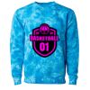 Unisex Midweight Tie-Dyed Crewneck Sweatshirt Thumbnail