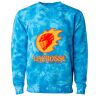 Unisex Midweight Tie-Dyed Crewneck Sweatshirt Thumbnail