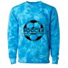 Unisex Midweight Tie-Dyed Crewneck Sweatshirt Thumbnail