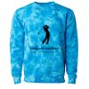 Unisex Midweight Tie-Dyed Crewneck Sweatshirt Thumbnail