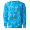 Unisex Midweight Tie-Dyed Crewneck Sweatshirt Thumbnail